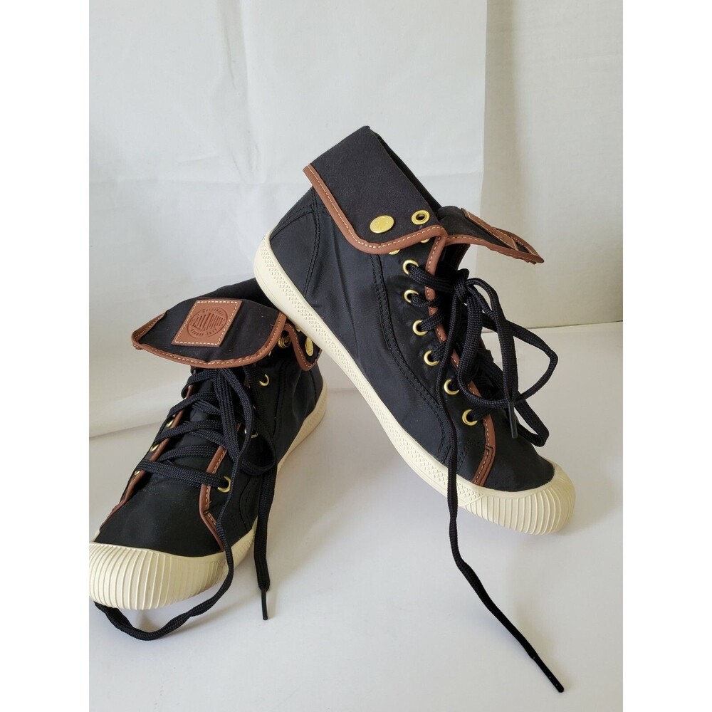 Palladium Baggy Ankle Boots Hiking Trail High Tops Flip/Fold Flex Sneakers sz 10